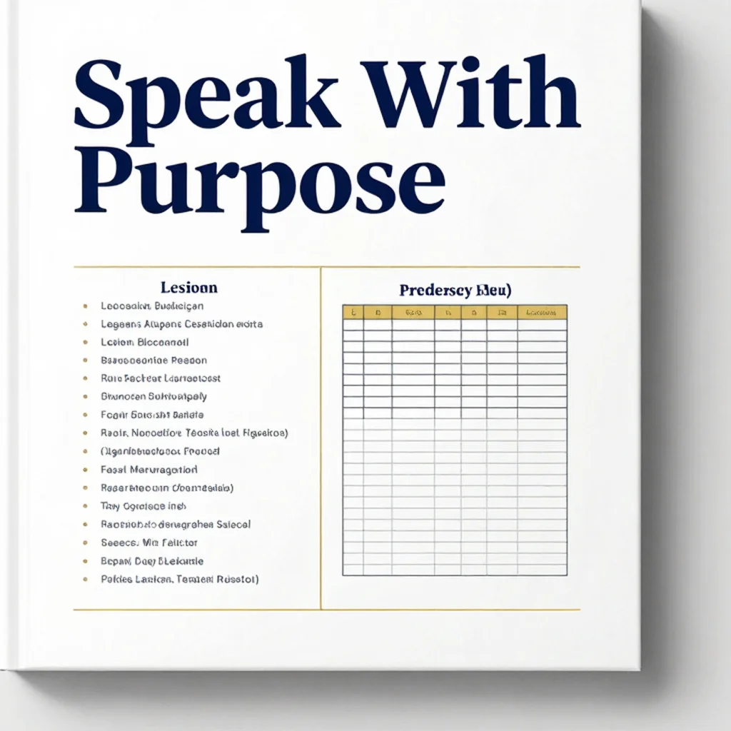 Speak With Purpose